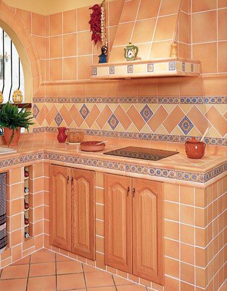 cocina rustica azulejo