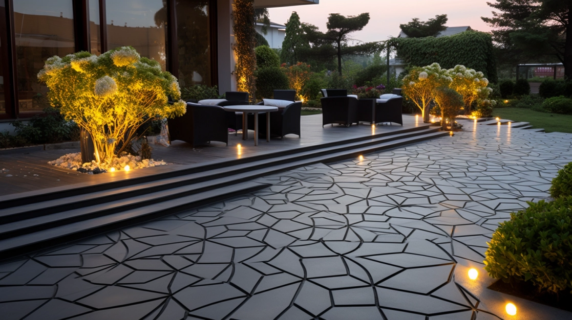 Pavimentación de zonas exteriores cemento