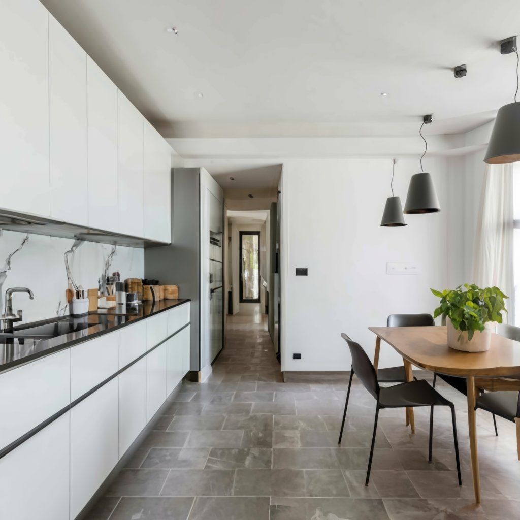 cocina moderna en piso en Gargantilla del Lozoya y Pinilla de Buitrago