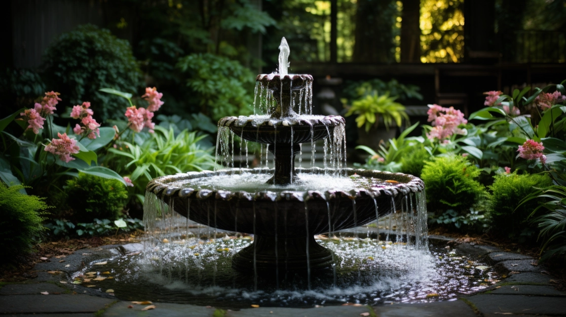 fuentes de jardín