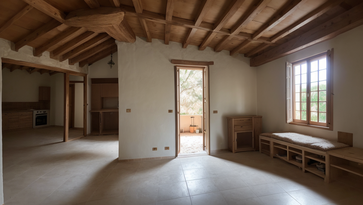 proceso de reparación de casa