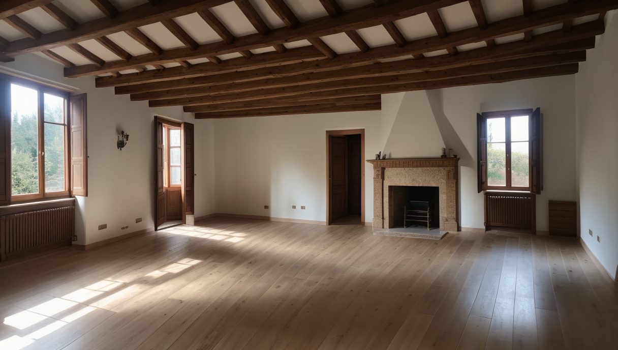 propietario revisando informe de mercado inmobiliario
