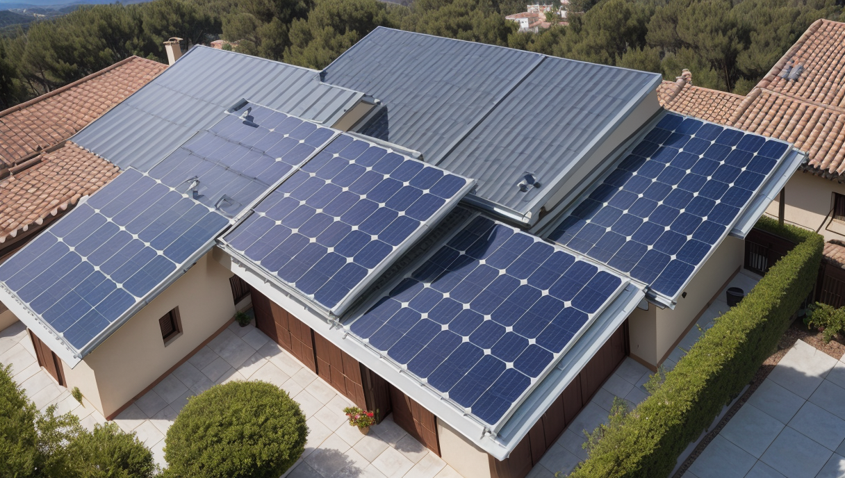 instalacion de placas solares en una vivienda