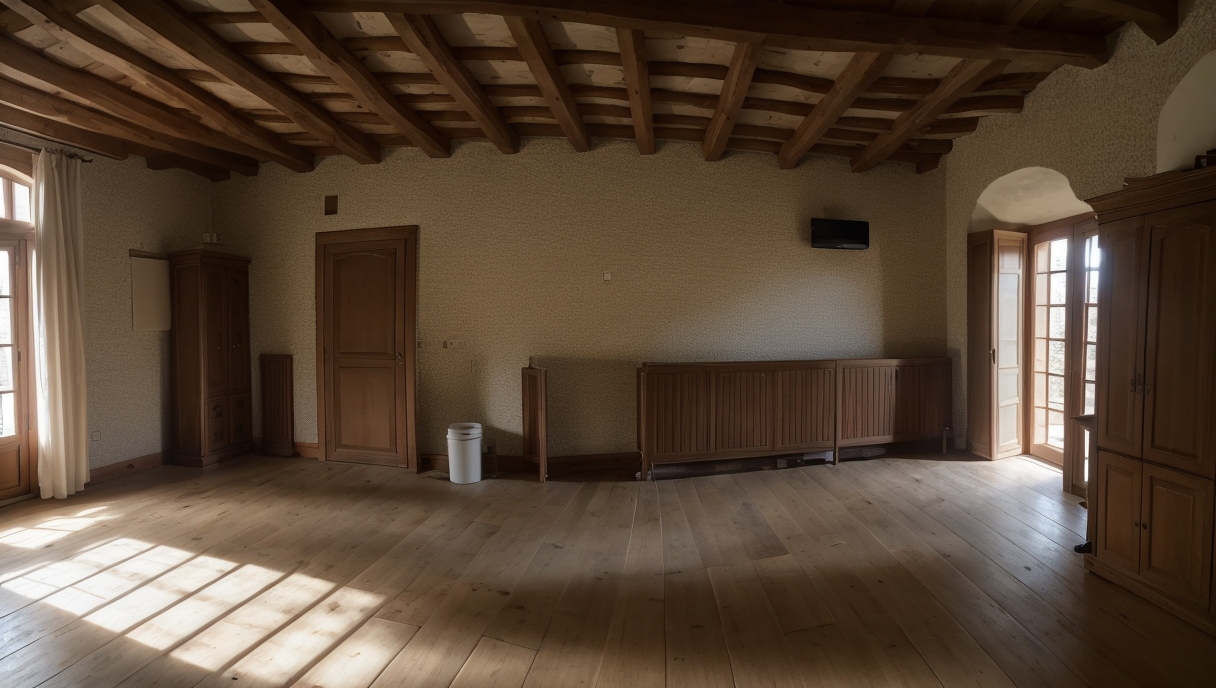 Instalación de placas solares en una vivienda moderna