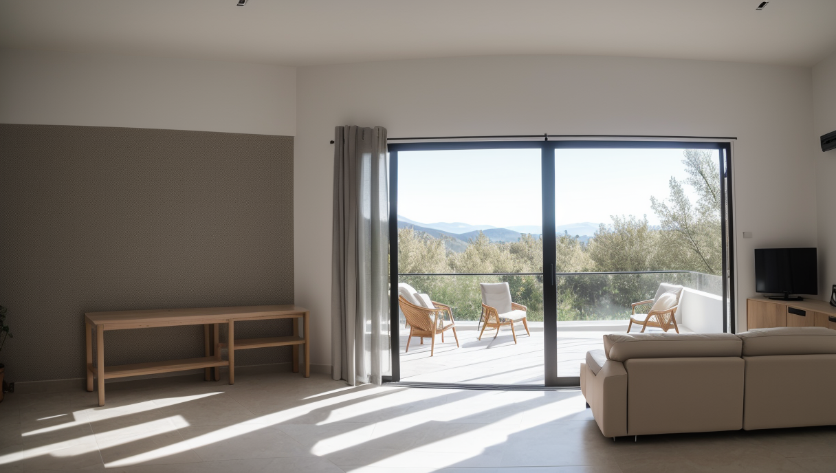Escena de renovación de una vivienda inteligente