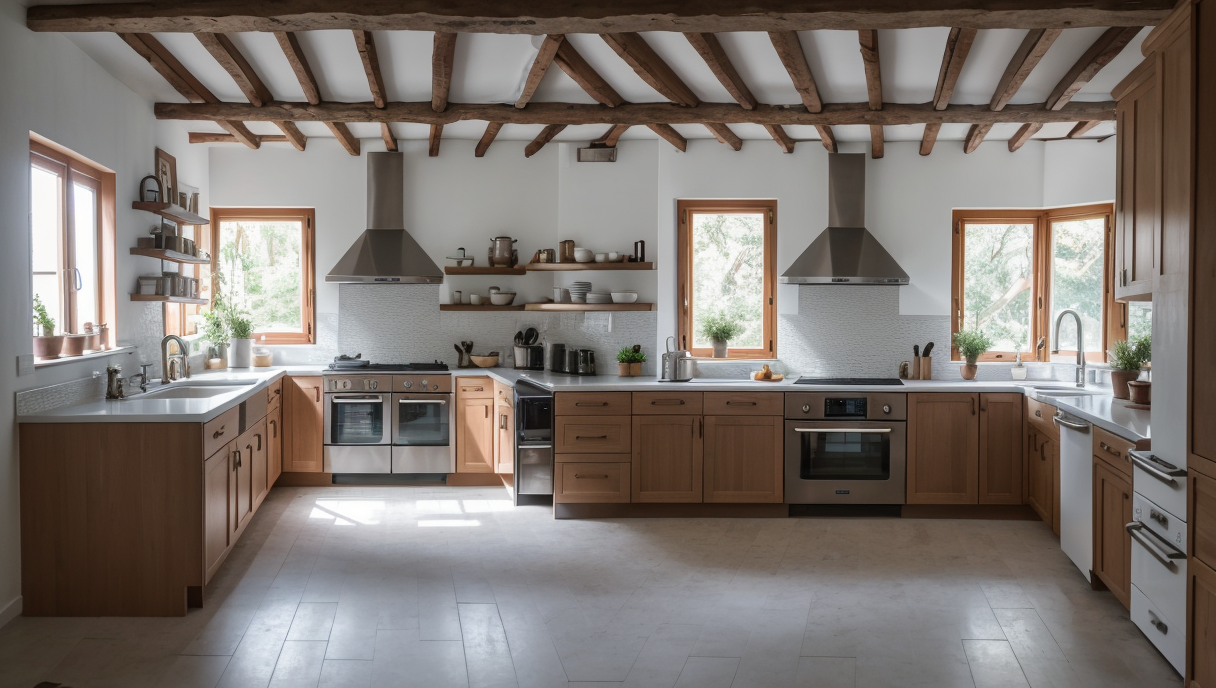 Transformación de una cocina antigua en un espacio moderno