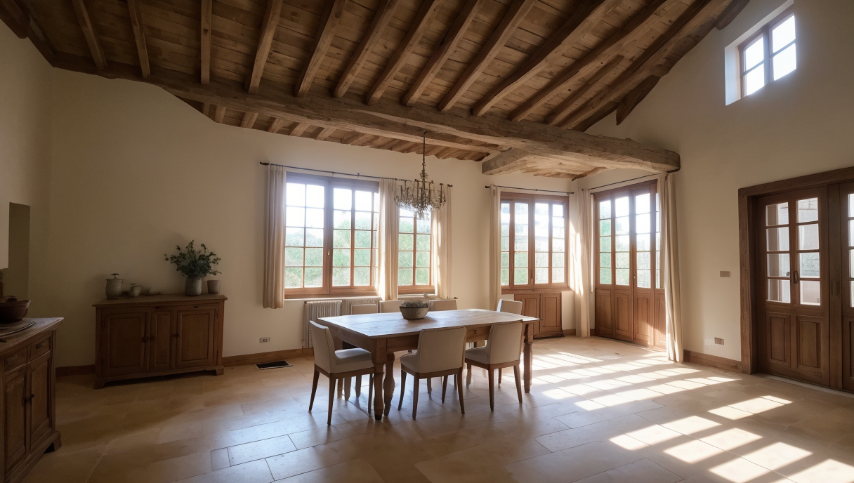 una vivienda vacía en proceso de rehabilitación