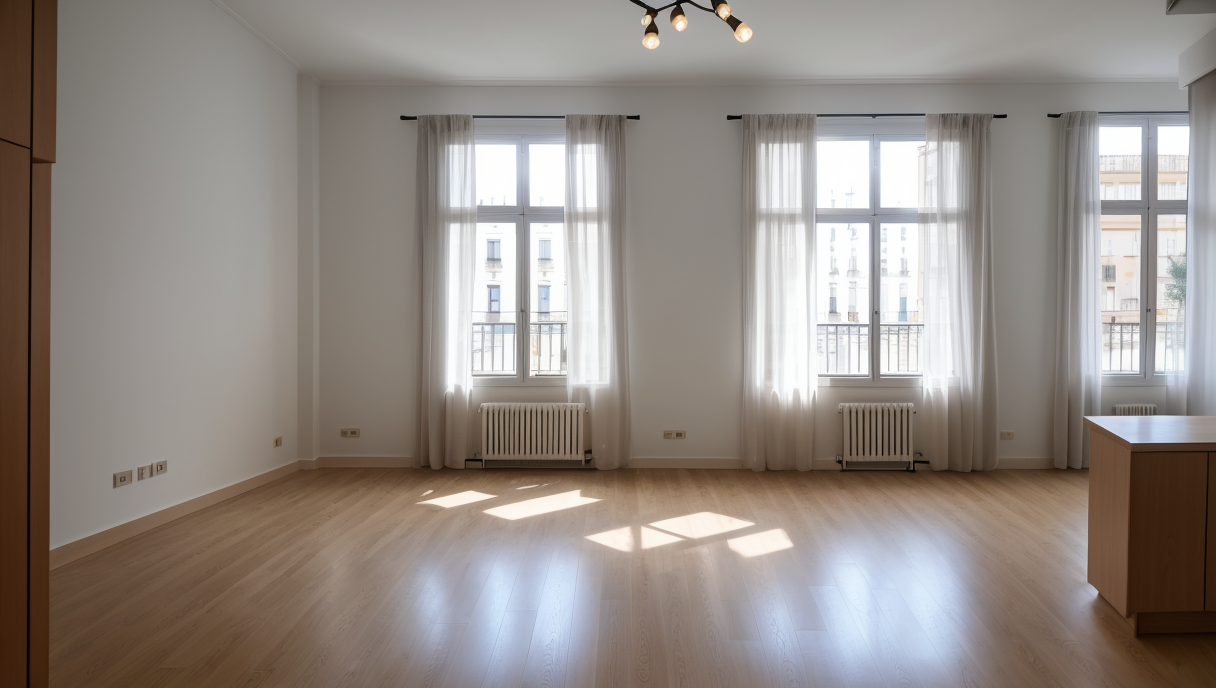 apartamento reformado en edificio moderno