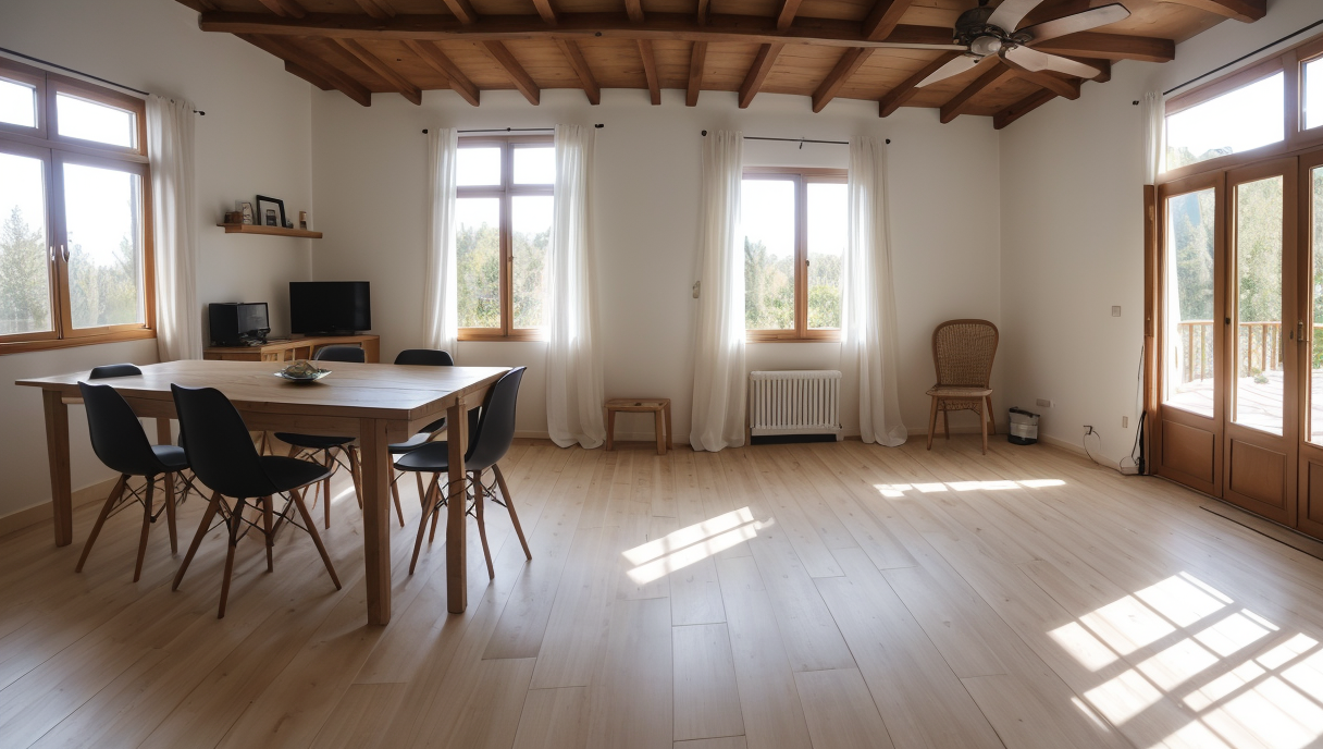 Equipo de reformas trabajando en una vivienda con ahorro de energía