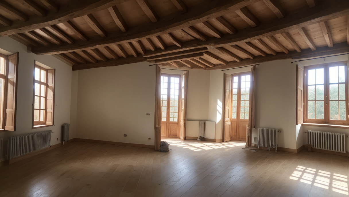 Ejemplo de filtración que provoca humedades en una vivienda