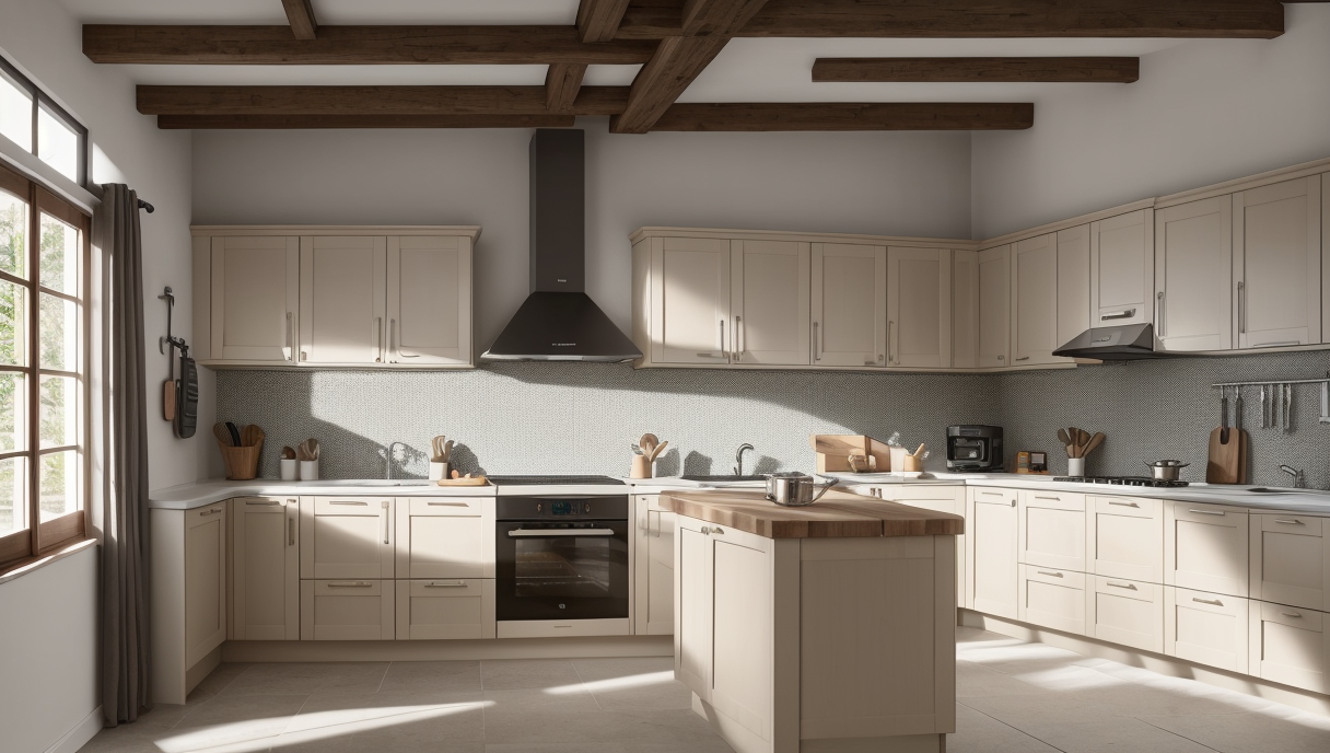 cocina inteligente con tecnología avanzada