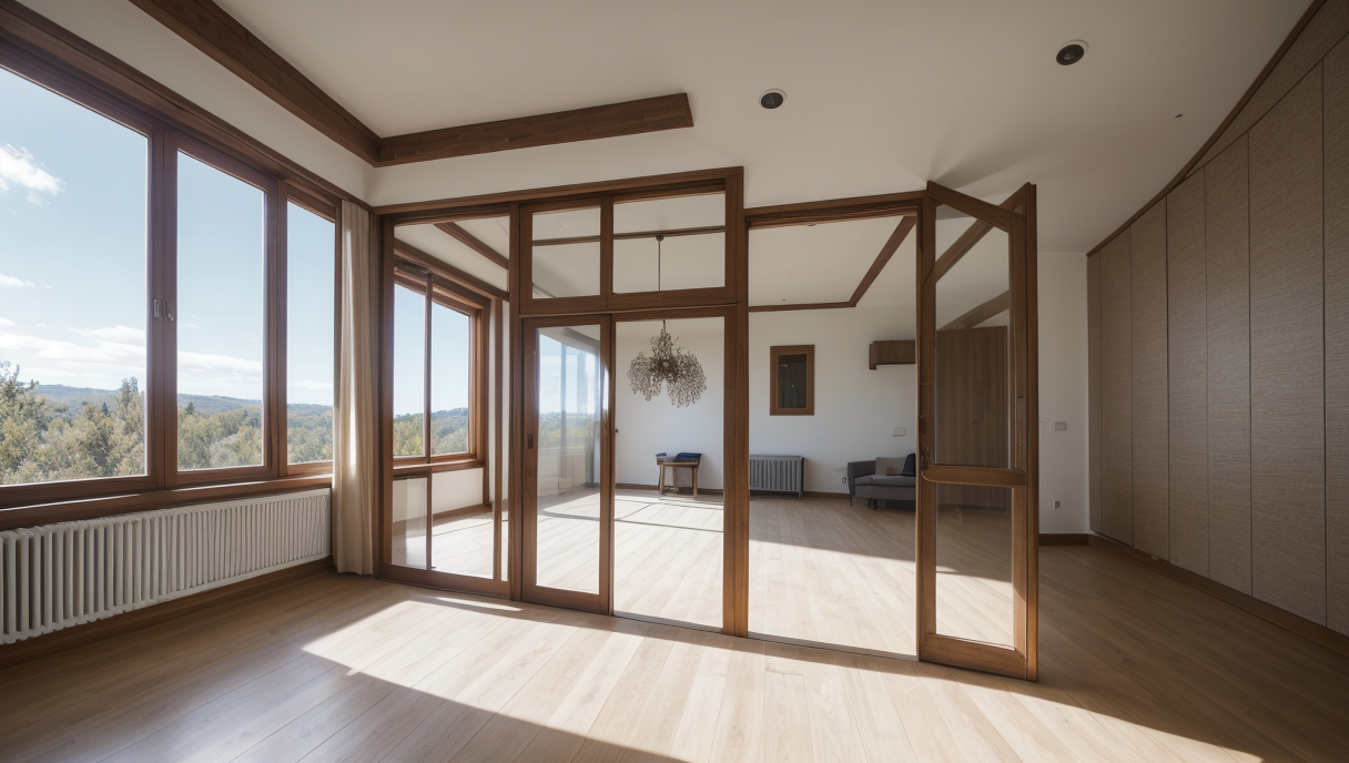 imagen de una sala abierta y luminosa con diseño contemporáneo