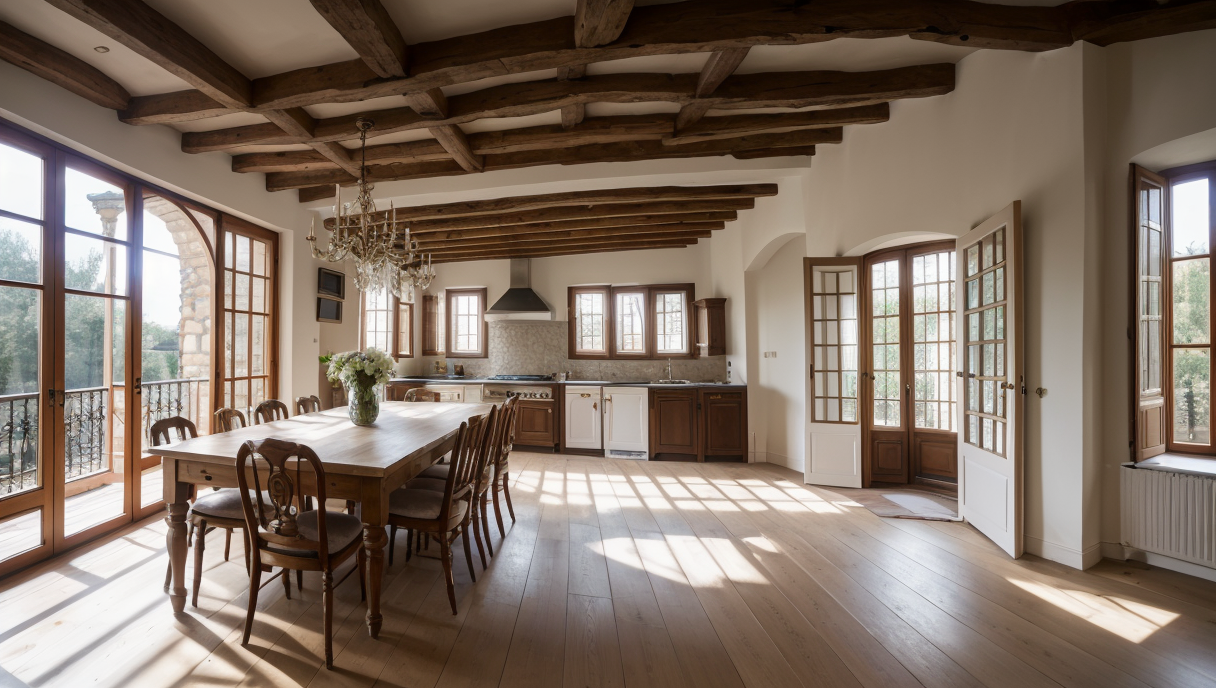 Una vivienda unifamiliar reformada con acabados modernos