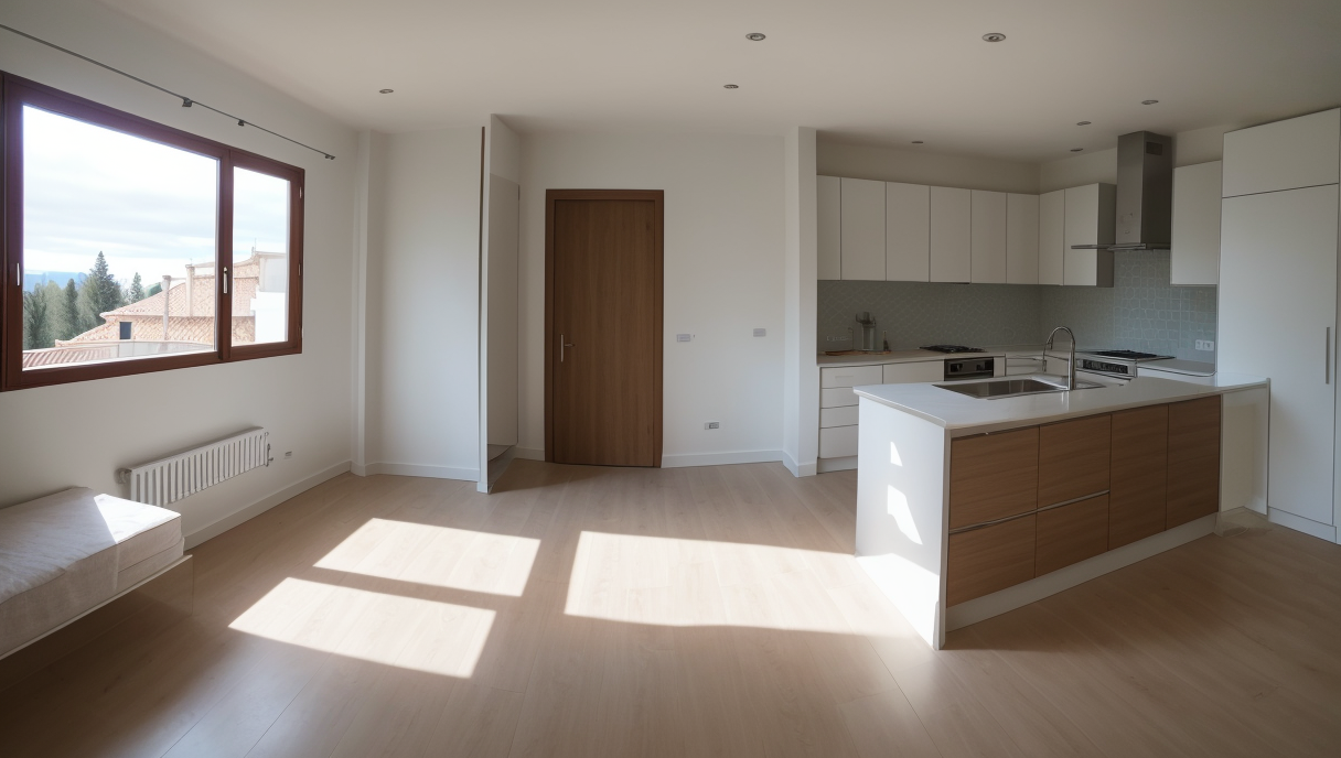 descripción SEO de una renovación de vivienda moderna