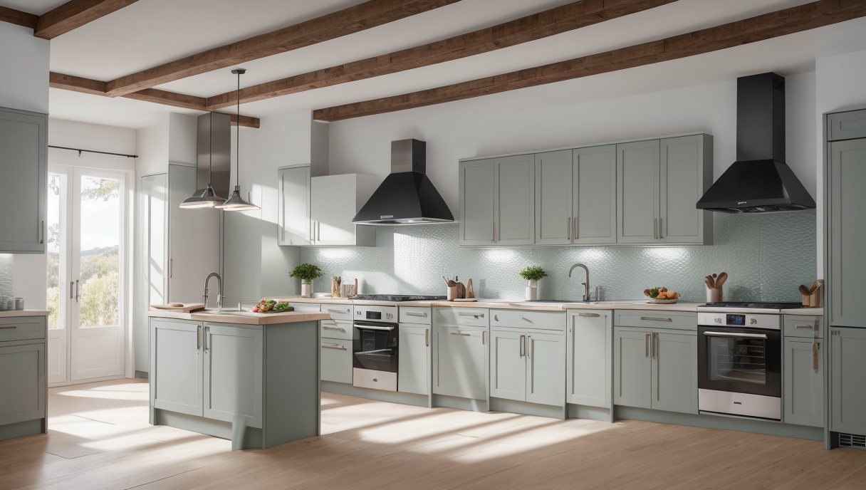 Reforma de cocina con electrodomésticos modernos e instalaciones eficientes