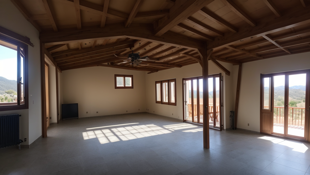 Instalación de placas solares en una vivienda