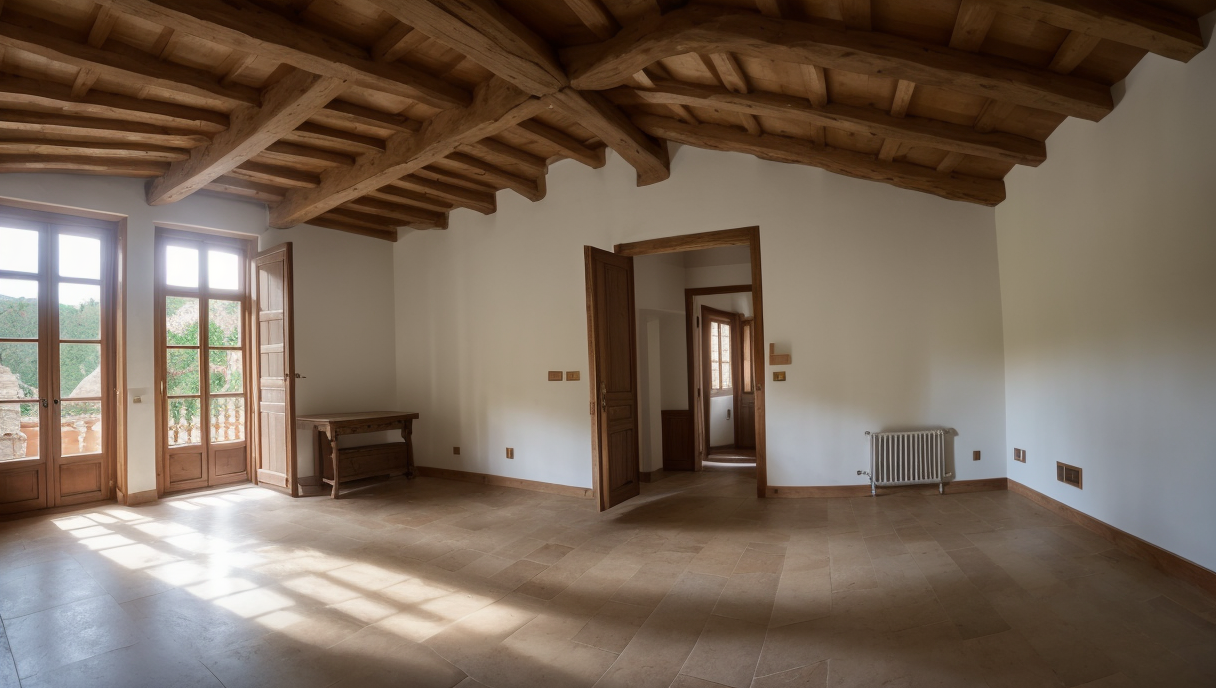 una vivienda rehabilitada con espacios modernos