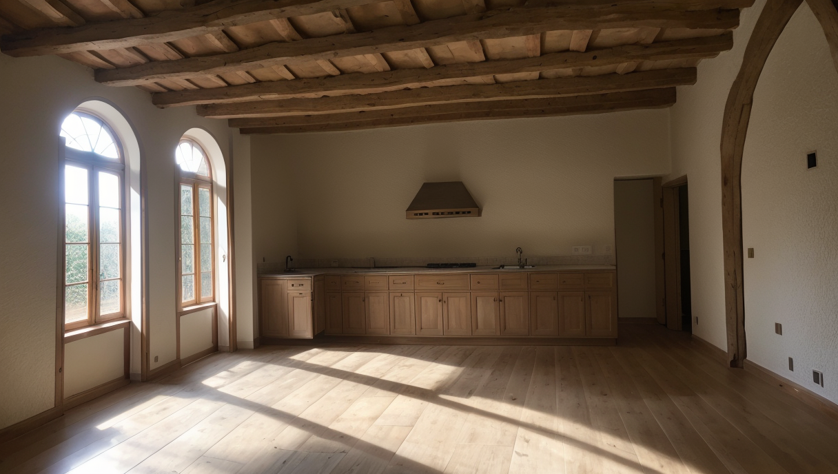 imagen de una obra con un trabajador realizando una inspección