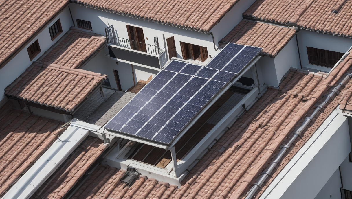 instalación de placas solares en una reforma