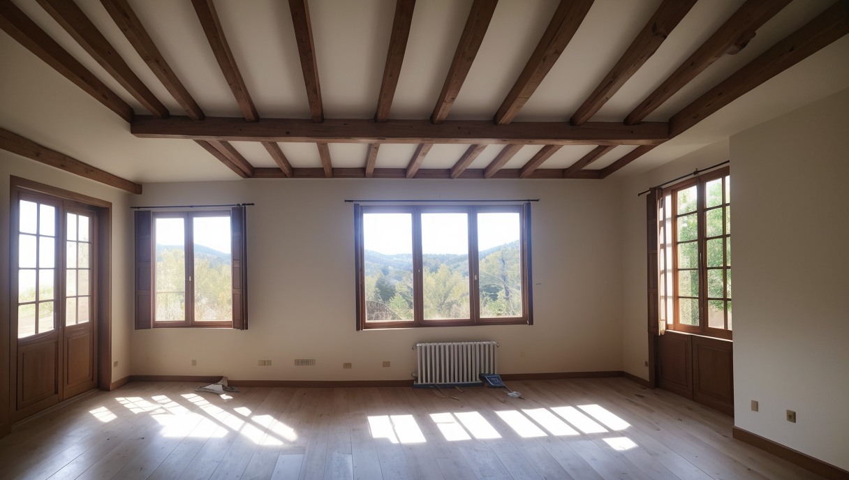 Una vivienda reformada con nuevas ventanas eficientes energéticamente