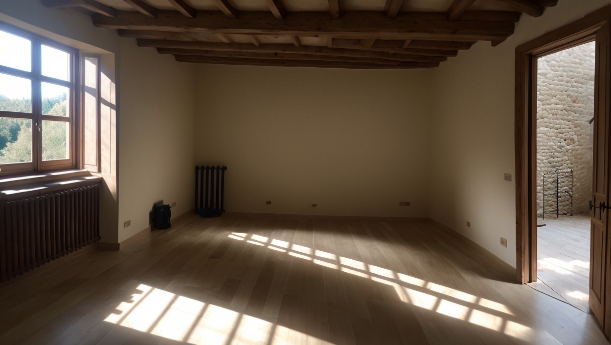 Hogar con sistema de aerotermia