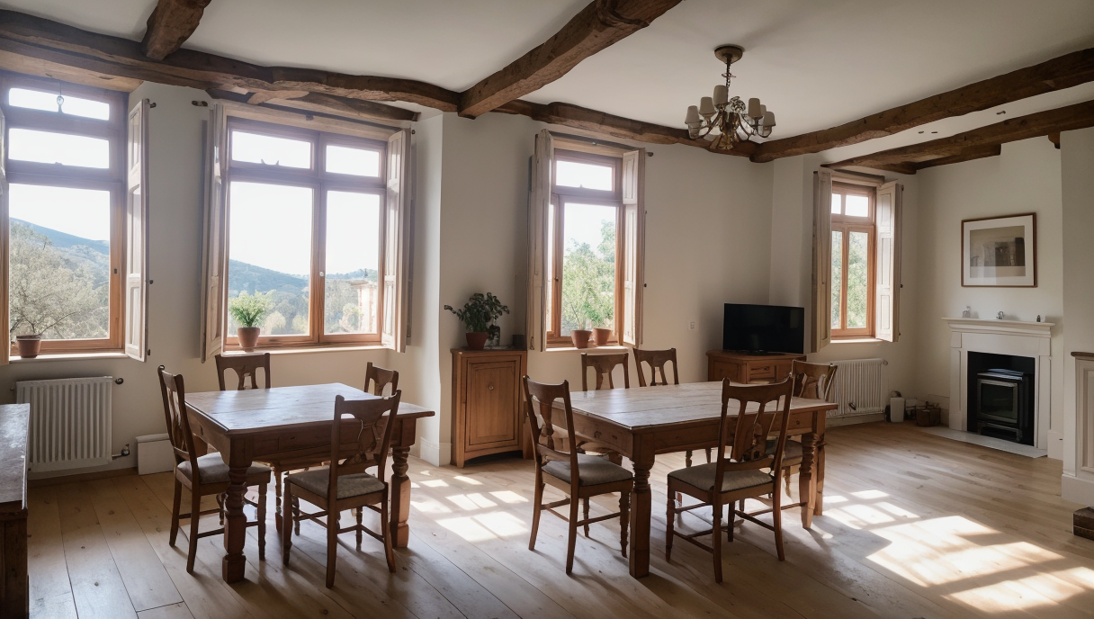 Imagen que muestra una vivienda nueva con espacios verdes
