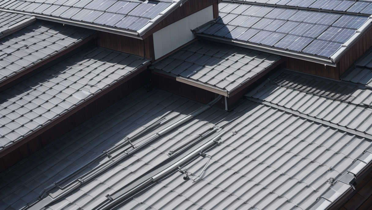 paneles solares instalados en un techo de una casa en Madrid