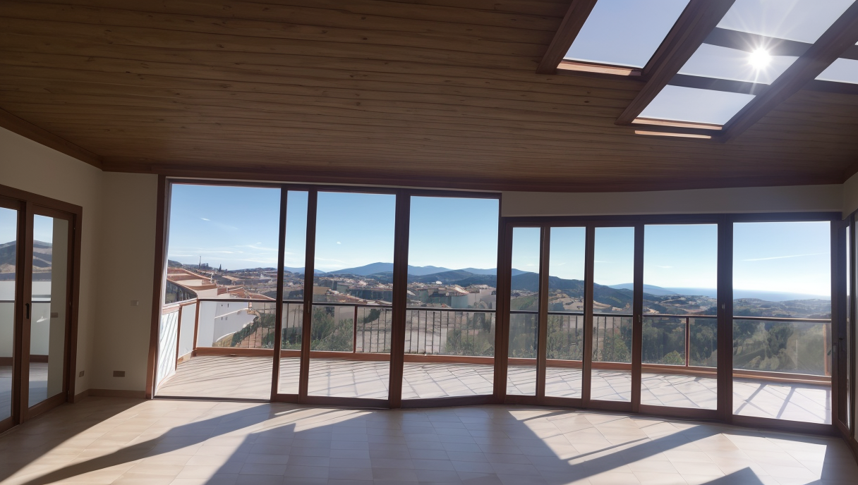 Paneles solares instalados en techo