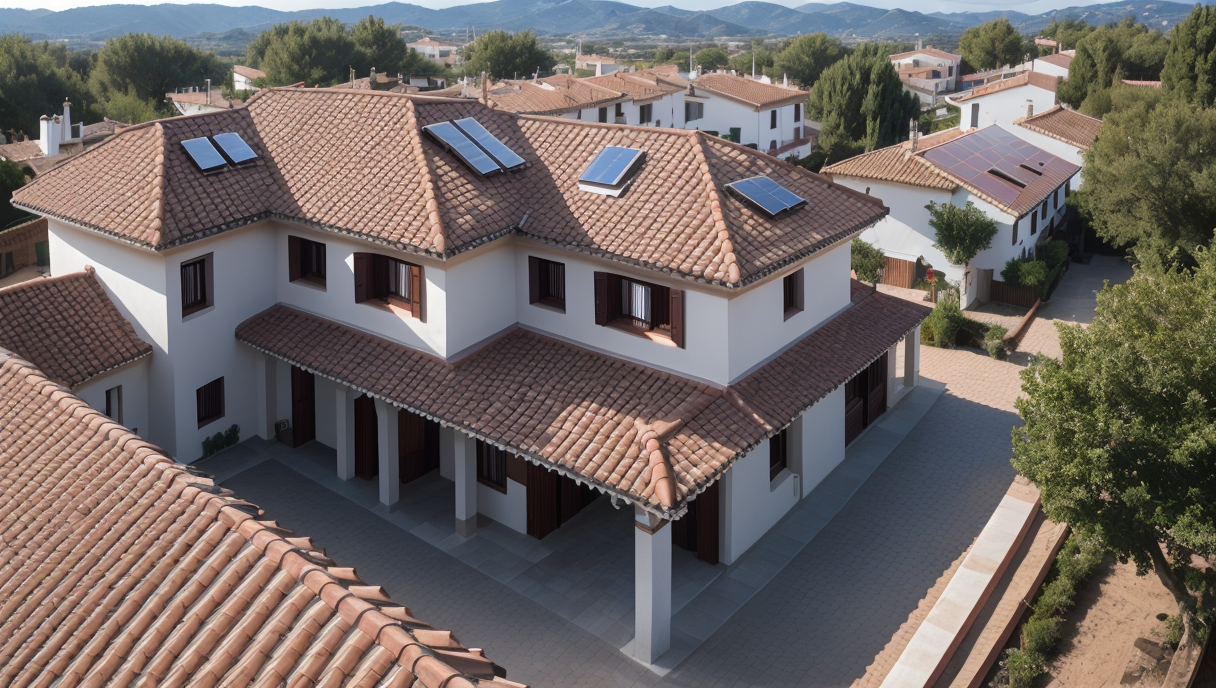 proceso de instalacion de paneles solares en un techo