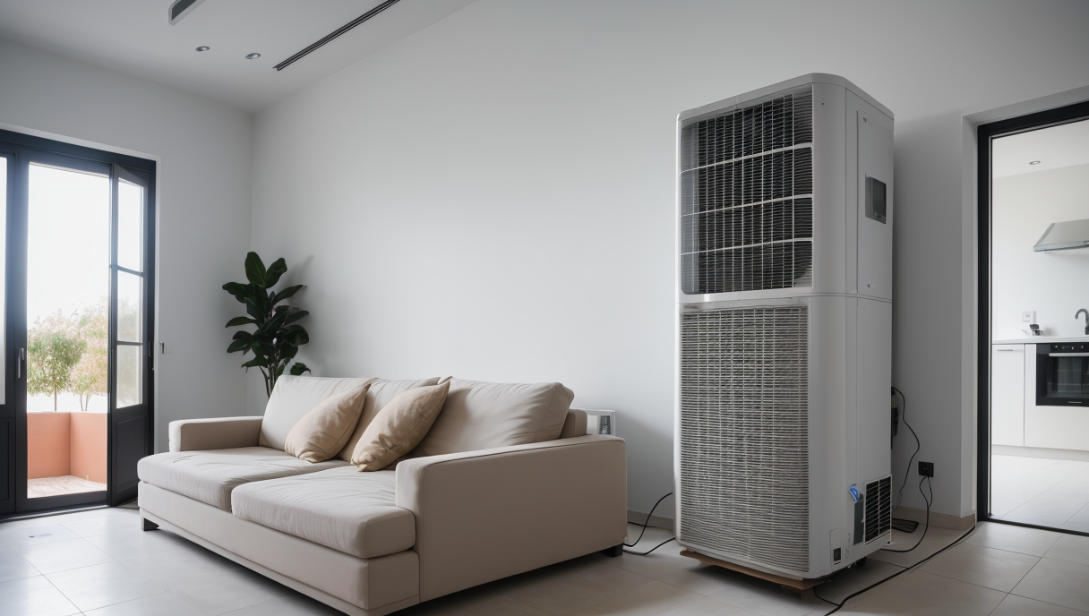 Instalación de aerotermia en una vivienda