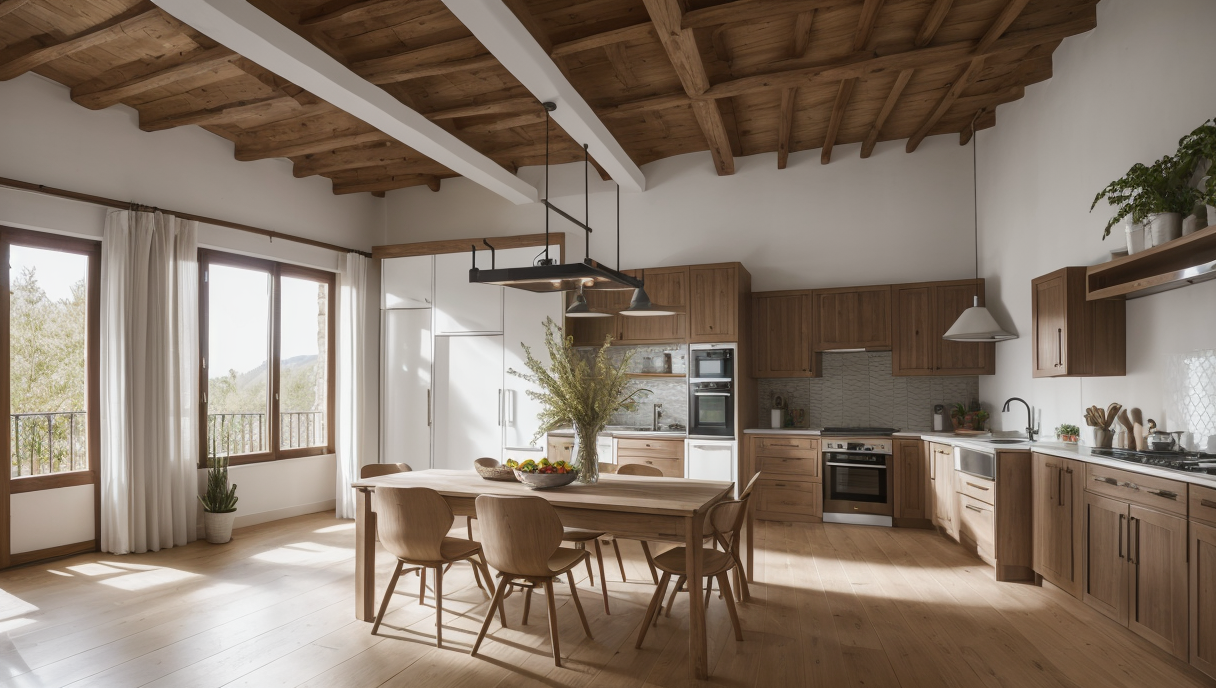 Proyecto de diseño interno sostenible con una paleta emocional