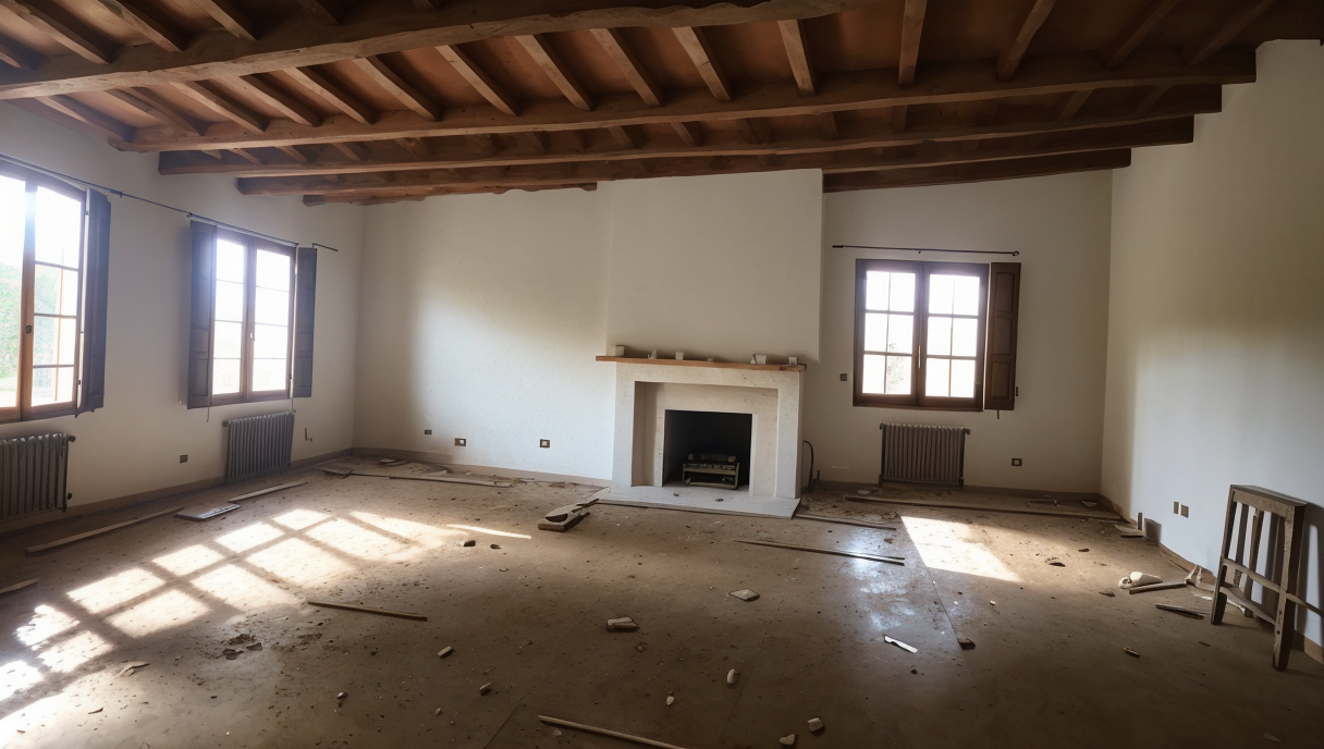 Descripción SEO de una vivienda antigua en proceso de renovación