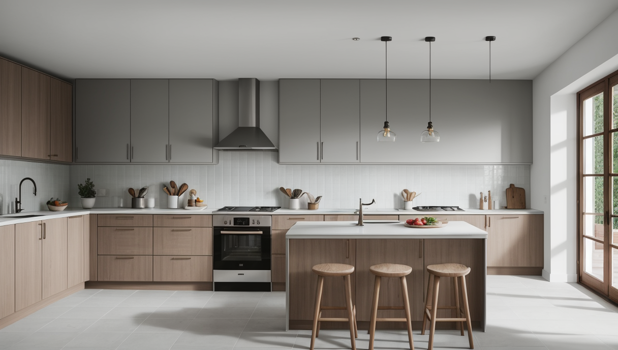 Cocina reformada con materiales de alta calidad