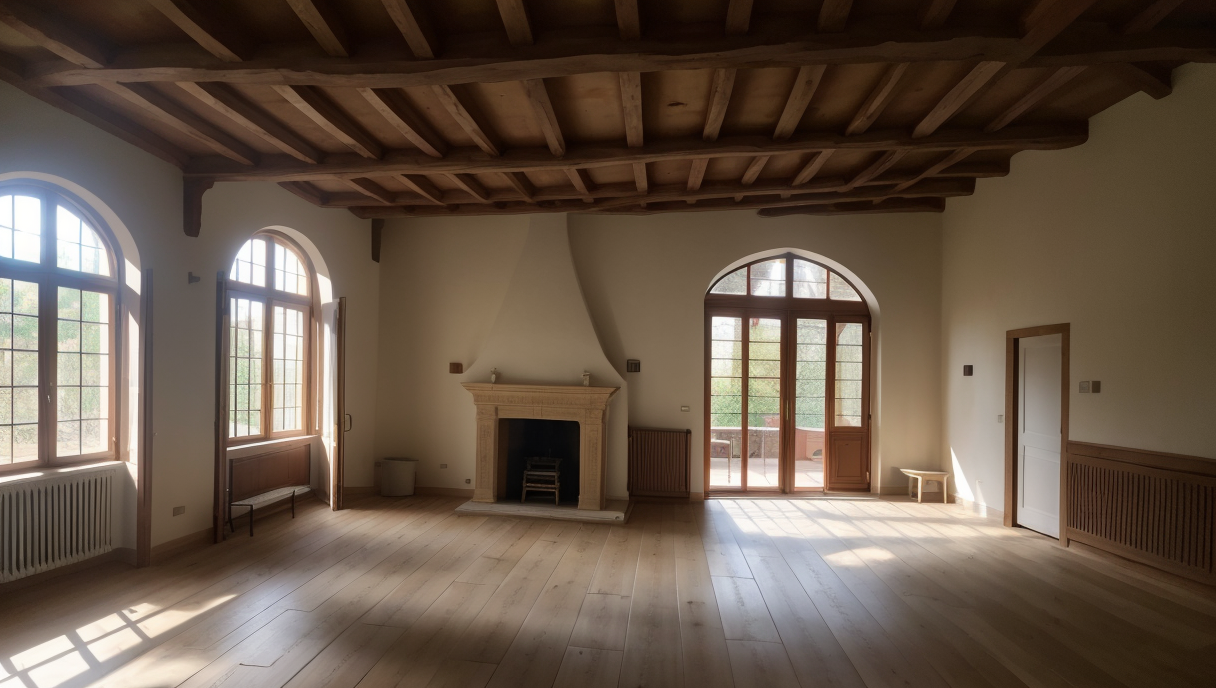 Una vivienda con paneles solares instalados