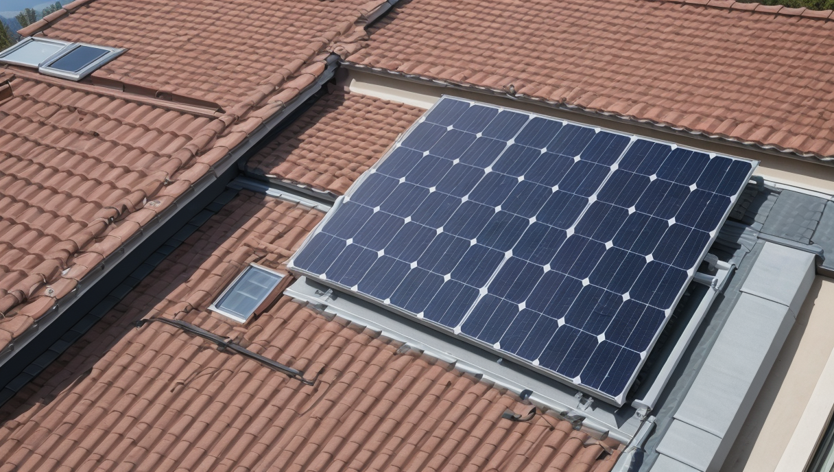 Proceso detallado de la instalación de paneles solares en el techo de una casa