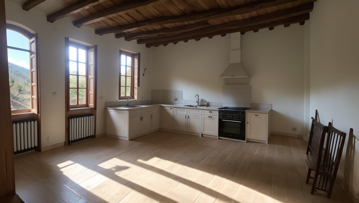 Imagen que muestra la eficiencia energética de una vivienda con placas solares