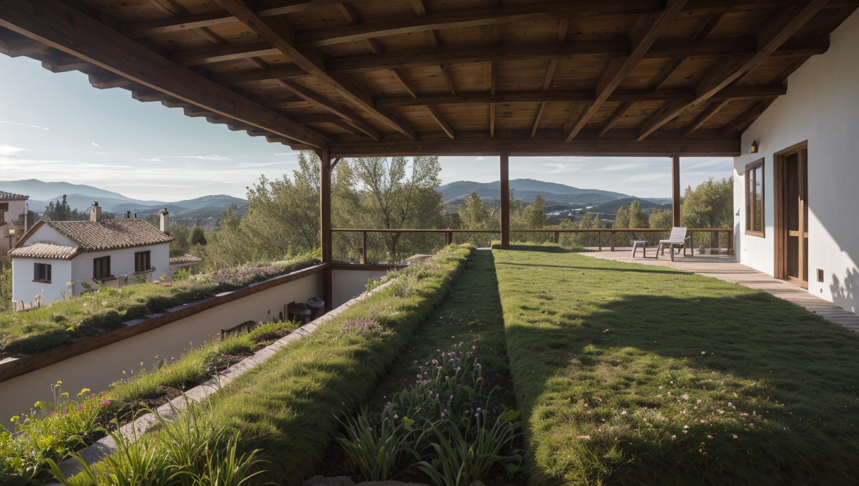 instalación de un tejado verde en una vivienda