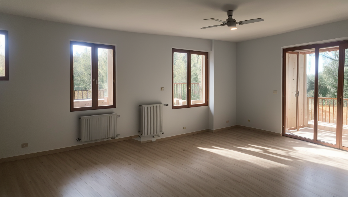 Foto de una renovación de vivienda con sistema de gas instalado