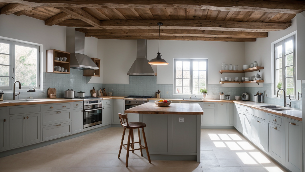 Renovación de cocina con cuidadosa consideración de la plomería y la electricidad
