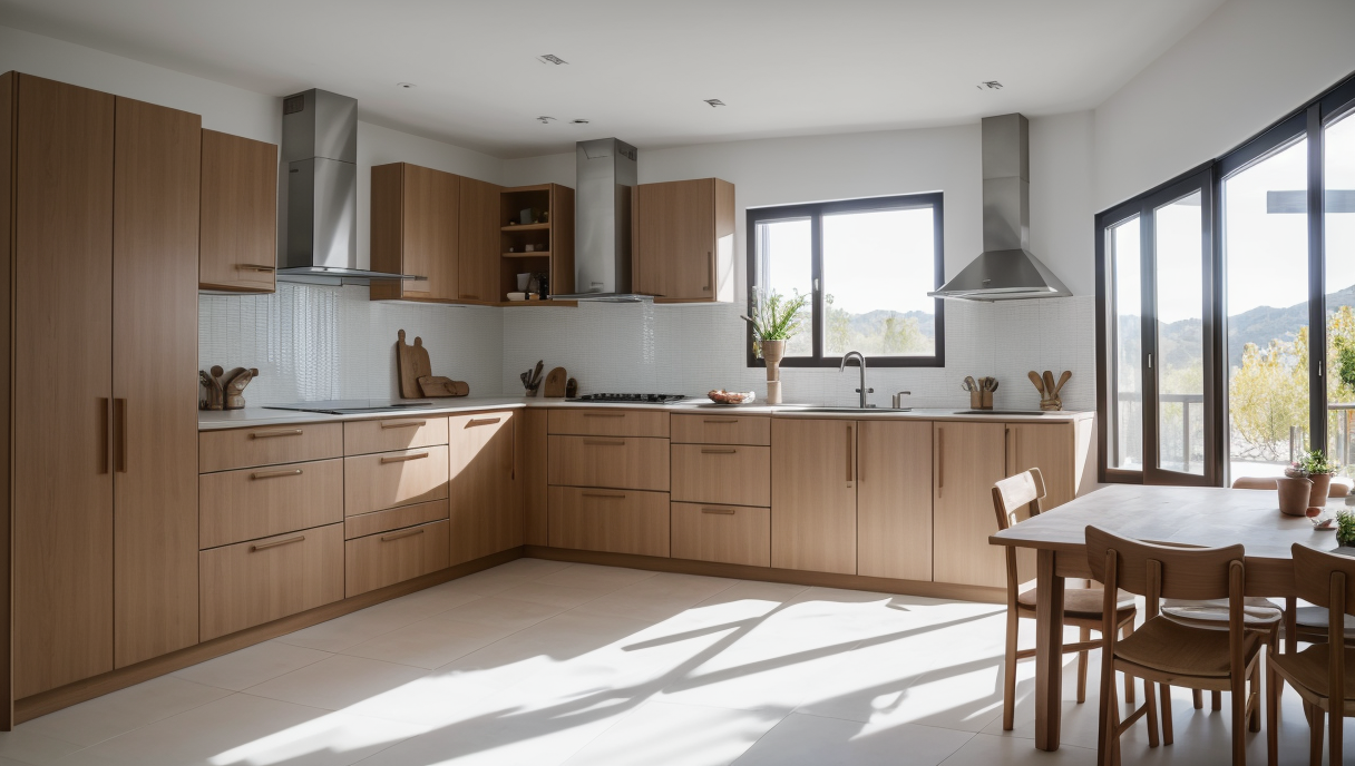 Cocina moderna y bien diseñada