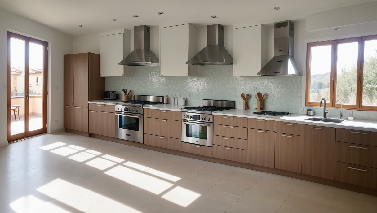 Configuración de una cocina temporal